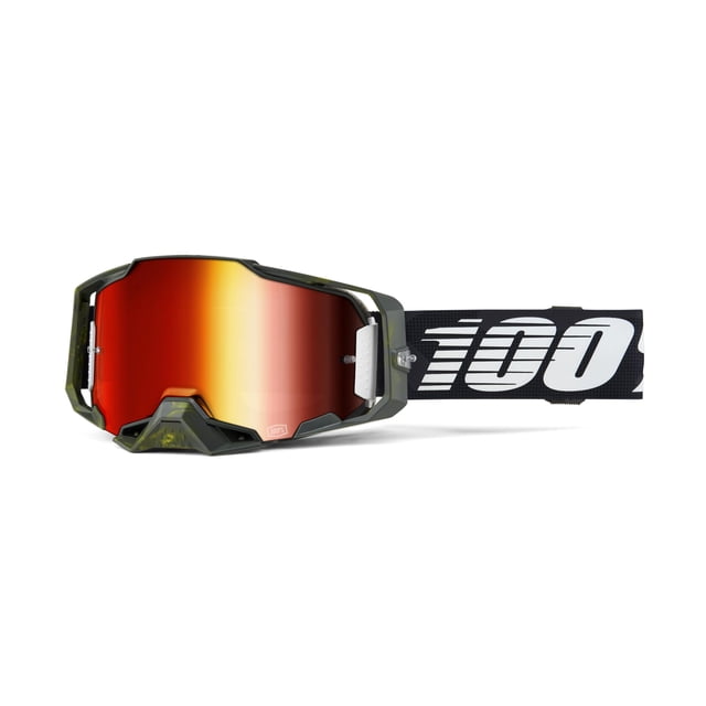 Gafas 100% ARMEGA Soledad con lente roja espejo para motocross