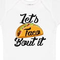 thumbnail image 4 of Inktastic Lets Taco Bout It Boys or Girls Baby Bodysuit, 4 of 5