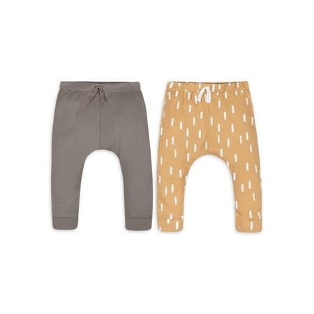 

Little Star Organic Baby Unisex 2 Pk Harem Jogger Pants Size Newborn-24 Months