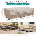 thumbnail image 2 of Funda impermeable para muebles de patio BROSYDA 249 x 198 x 76 cm, 2 of 7