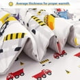 thumbnail image 4 of Viviland Kids 7-Piece Road Cars White Bed in a Bag, Full, 4 of 5