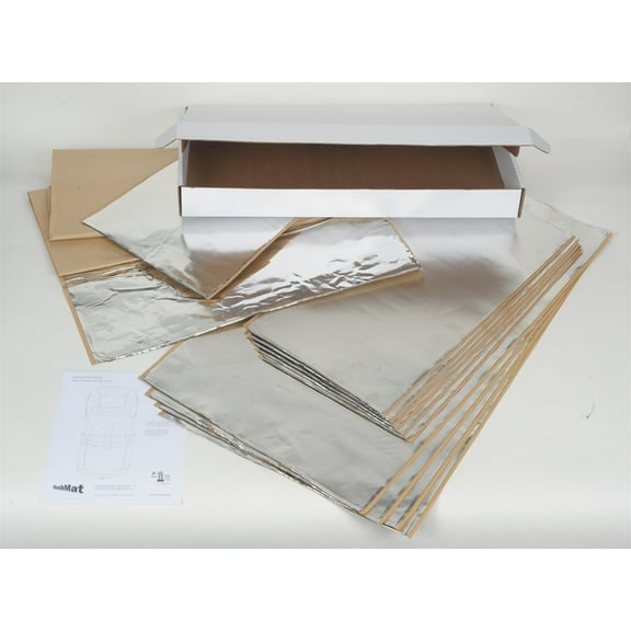 hushmat 62756 complete sound/thermal insulation kit fits 56-62 corvette