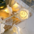 thumbnail image 3 of Guirlandes Lumineuses à Piles pour Intérieur avec Lumière LED Roses Blanches avec Lumière Chaude, 3 of 3