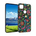 thumbnail image 1 of Bohemian-Bright-Colorful-Foliage-Boho-Pretty-Floral-Art-22 Phone Case, Degined for Google Pixel 4A 4G Case Men Women, Flexible Silicone Shockproof Case for Google Pixel 4A 4G, 1 of 1