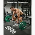 thumbnail image 2 of KFFKFF Multi-Grip Barbell, 2-inch Swiss Bar with 3 Grip Positions, 550 LBS Capacity Heavy Duty Training Equipment, Includes 2 Collars and Knurled Handles, Ideal for Home Gym Workouts, 2 of 9