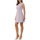 thumbnail image 4 of Inspire Chic Conjunto Vestido de Tweed para Mujeres con Abertura en Forma de Llave, Vestidos de Trabajo de Corte A-Line, Rosa L, 4 of 6
