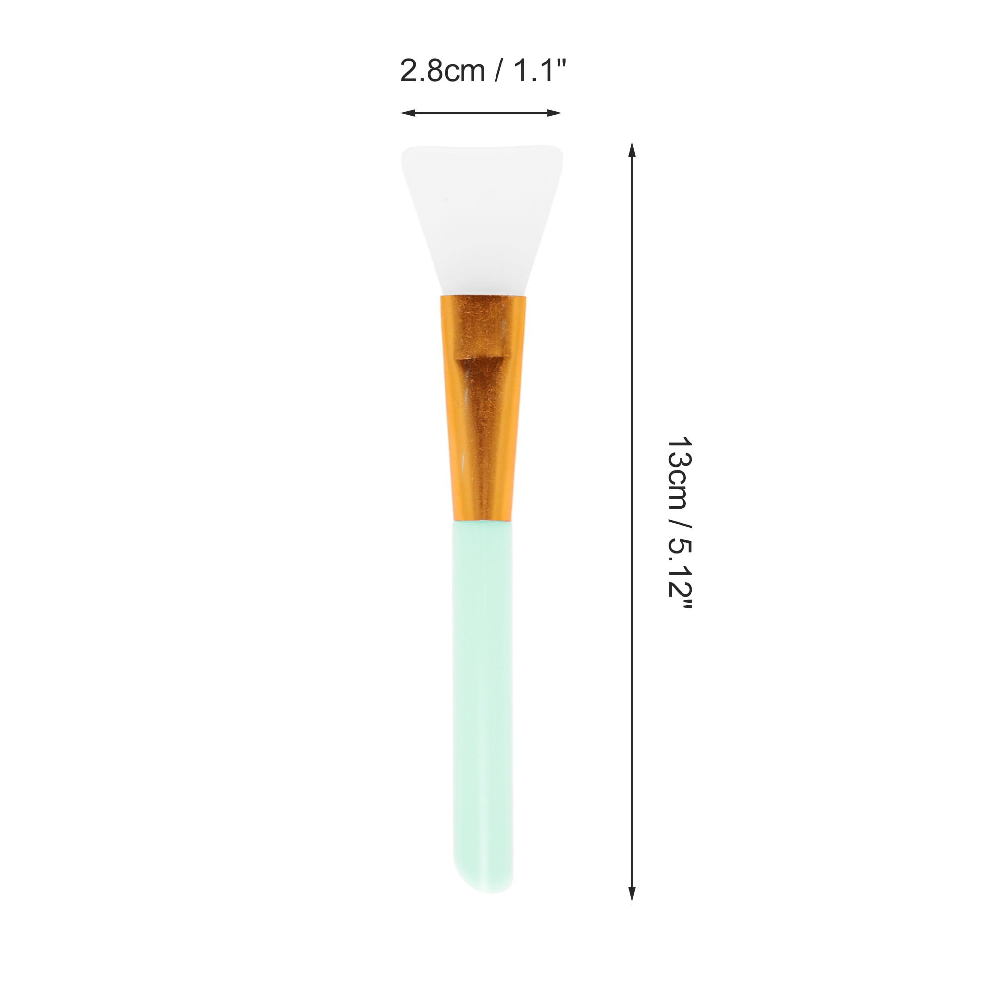 Unique Bargains Smooth Face Mask Applicator 5 Pcs Blue