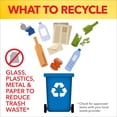 thumbnail image 4 of Glad Large Drawstring Recycling Bags - 30 Gallon Blue Trash Bag - 28 Count, 4 of 7