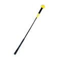 thumbnail image 2 of Entrenador de Swing de Golf, entrenador de Golf para interiores y exteriores, ejercicio portátil para adultos, entrenamiento de Golf, varilla de calen Amarillo, 2 of 8