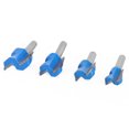 thumbnail image 3 of Imported Tungsten Steel Woodworking Router Bit - 1/4 Inch Shank (6.35mm) Two-Arc Milling Cutter for Drawer/Cabinet Door Grooving, Customizable Contour Radius & Ball Head Diameter, Precision Cutting, 3 of 5