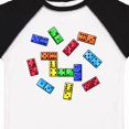 thumbnail image 4 of Inktastic Colorful Dominoes Boys or Girls Toddler T-Shirt, 4 of 5