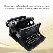 Antique Typewriter Model, Black Portable Typewriter Rust For Home