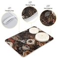 thumbnail image 4 of Leopard Cheetah Flowers Dish Drying Mat Dish Drainer Rack Mats Water Absorbent Non-Slip Easy Clean Heat Resistant for Kitchen Counter, 4 of 8