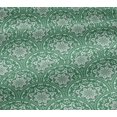 thumbnail image 6 of oneOone Viscose Jersey Green Fabric Floral Craft Projects Decor Fabric Printed By The Yard 60 Inch Wide, 6 of 6