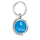thumbnail image 1 of Tianjing geografía coordenadas trave Rotating keychain Metal Keyring Holder, 1 of 2