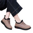 thumbnail image 4 of Willtoo Women Winter Faux Fur Lined Trainers Warm Sneakers Walking Ankle Boots Low Top Thermal Snow Shoes Outdoor Sports Running Shoes, 4 of 5