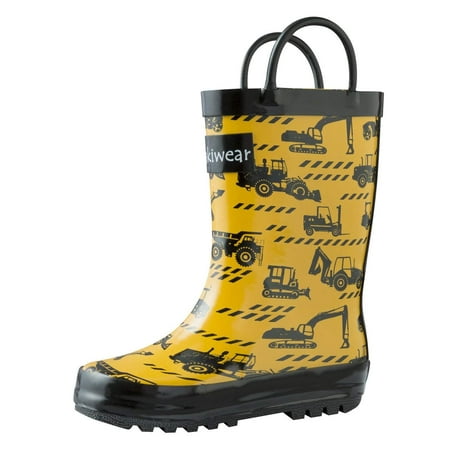 

Oaki Kids Waterproof Rain Boots with Easy-On Handles