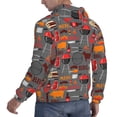 thumbnail image 3 of Hoodies for Men - BBQ Icons Long Sleeve Comfrt Men'S Fashion Hoodies & Sweatshirts, Sweatshirts for Men Hoodies Pullover Clothing Clothes with Pouch, 3 of 7