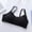 Black, variant on Puberty Girls Bra Adolescents Training Bra Teenage Sports Bra Thin Shoulder Strap Seamless Bra Underwear Solid Color Bra