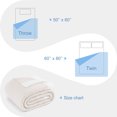 thumbnail image 5 of Whale Flotilla Knit Throw Blanket for Couch, Sofa, Bed, Soft Fluffy and Cozy, 50"x60", Camel, 5 of 10