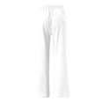 thumbnail image 6 of HUPOM Goth Pants Womens Pants Carpenter Low Waist Rise Long Flare-Leg White XL, 6 of 6
