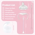 thumbnail image 3 of Sippy Cup Conversion Kit Compatible for Dr. Brown's Wide-Neck Baby Bottles, Weighted Sippy Cup Transition Kit with Handles, [Variable Flow][BPA-Free], 6m+, 3 of 7
