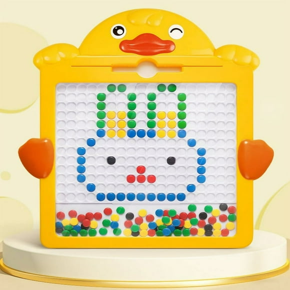 Magnetic Drawing Board for Kids & Toddlers with Beads and Magnet Stylus Pen - Magnetic Tablet Toy,focus training coordination exercise toys for Kids