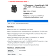 thumbnail image 2 of A/C Compressor - Compatible with 1968 - 1971, 1975 - 1976 Mercedes-Benz 280S 1969 1970, 2 of 2