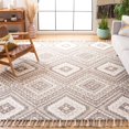 thumbnail image 2 of SAFAVIEH Aspen Caymen Geometric Wool Area Rug, Taupe/Ivory, 10' x 14', 2 of 7