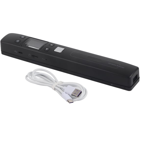 Document Scanner Receipt Scanner Book Scanner Handheld Scanner,Portable Scanner Jpeg Pdf A4 Size 300 600 1050dpi Monochromatic Color Mode Document Scanner For Photo Script Document