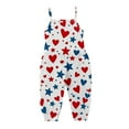 thumbnail image 6 of YunPes Girls Jumpsuit Summer Independence Day Clothing Strapless Personalized Printing Retro Comfortable Casual Jumpsuit First Birthday Romper, 6 of 7
