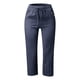 thumbnail image 4 of Pantalones 7/8 de mujer en color liso y mezcla de lino: pantalones informales de corte holgado con bolsillos, tejido transpirable y estilo versátil para el uso diario., 4 of 4