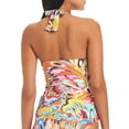 thumbnail image 2 of Bleu Rod Beattie MULTI Break the Mold Halter Tankini Swim Top, US 6, 2 of 5