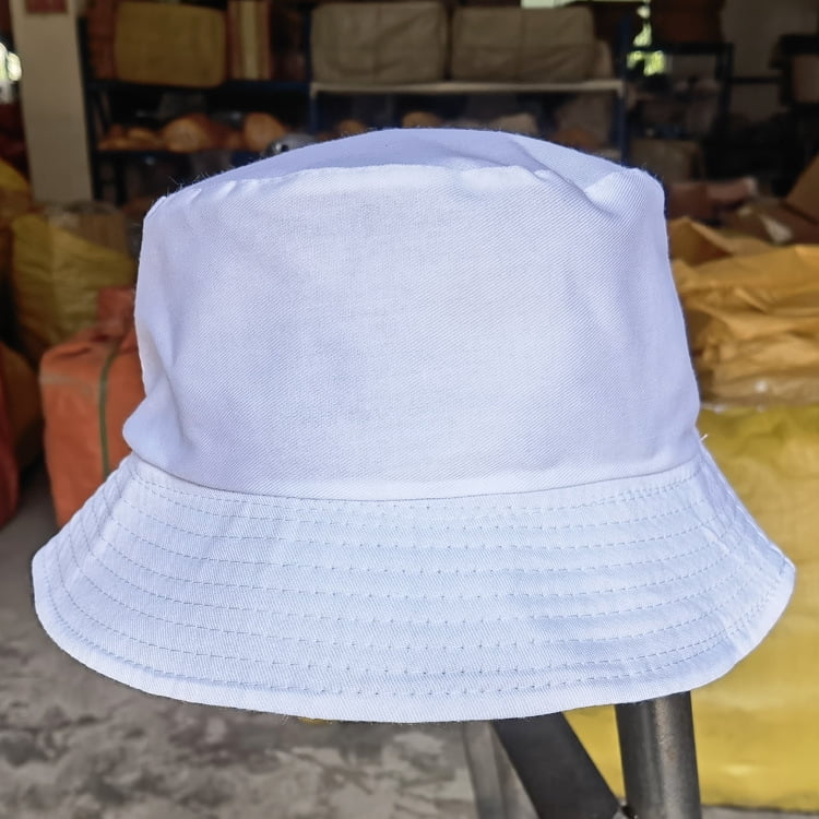 Ouuobag Unisex Bucket Hat Lightweight Cotton Beach Sun Hat Plain Colors Packable Outdoor Fisherman Cap for Men Women Teens Beach Outdoor Vacation,