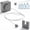 Grey, variant on GMOX Heavy Duty Retractable Clothesline, 15.7 Ft Wall Mounted Indoor Outdoor Laundry Line, 44 Lbs Capacity, Grey