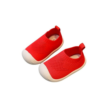 

Mikilon Toddler Baby Sneakers Boys Girls Walking Shoes Breathable Mesh Shoes Sandals Toddler Shoes for Boys 6-9 Month on Sale