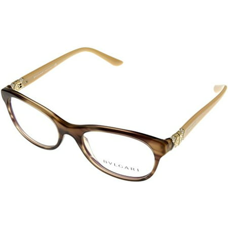 Bvlgari Prescription Eyewear Frames Womens Oval Brown BV4117B 5240 Size: Lens/ Bridge/ Temple: 52_18_135_35