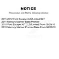 thumbnail image 2 of TEC Front Ceramic Disc Brake Pads TEC-1047B for Car Ford Escape Mercury Mariner, 2 of 10