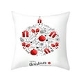 thumbnail image 1 of Yhmxh Pillow Covers Throw Pillow Covers Pillow Protector Christmas New Pillowcase Rag Linen Pillowcase Back Cushion Cover Luminous Pillowcase, 1 of 2