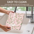thumbnail image 4 of Placemat, Pioneer Flower Floral Print Pattern Place Mats Table Mat Set Of 2, PVC Washable Placemats for Party Kitchen Dining Decoration, 18x12 Inch, Fade Resistant, 4 of 6