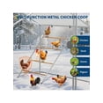 thumbnail image 5 of EastVita Chicken Roosting Perch Chickens Roosting Bars For Coop Easy To Assemble and Clean Chicken Ladder For Backyard Farm Poultry 55 X 40 inch, 5 of 8
