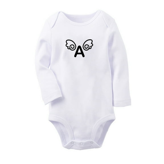 Angel A Twins Babies Rompers, Newborn Baby Unisex Bodysuits, Infant Jumpsuits, Toddler 0-12 Months Kids Long Sleeves Oufits (White, 6-12 Months)