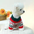 thumbnail image 4 of Harikaji Dog Knitted Sweater, Heart Dinosaur checkered Pattern Puppy Sweater Warm Soft Pet Holiday Clothes for Small Cats and Dogs Christmas XL, 4 of 6