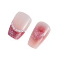 thumbnail image 3 of Fake Nail Style Sweet Cool Caramel Milk Card Color Pr Wearing GX Finished Lot K7 K5D6, 3 of 7
