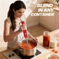 thumbnail image 7 of Corded Immersion Blender 1100W, 5-in-1 Stick Emulsifier with Chopper/Whisk/Frother, Trigger Variable Speed for Soup/Food/Smoothies, 7 of 7