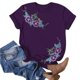 thumbnail image 1 of Fiudx Camisas para Mujer Tops con Estampado de Moda para Mujer, Blusa de Manga Corta, Camisetas Divertidas con Cuello Redondo, 1 of 3