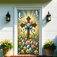 thumbnail image 4 of HongHeng Clearance Under $2.00 Easter Door Curtain Suitable for Large Party Supplies Room Garden Wall Decoration Holiday Decoration Background, 4 of 6