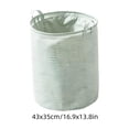 thumbnail image 3 of Yakvarog Laundry Basket Round Breathable & Lightweight Laundry Hamper, Laundry Hampers with Handle, 41L Foldable Storage Basket Suitable for Toy Dirty Clothes Storage, 3 of 6