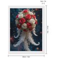 thumbnail image 2 of Diamond Art Kits for Adults - Rose Bouquet Elegance Feathers Night Sky 5d Diamond Painting for Adults, Diamond Art for Adults Beginners, Frameless Diamond Painting Kits for Adults for Home Wall Decor, 2 of 7