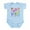 Sky Blue, variant on CafePress - Rainbow Question Marks Baby Light Bodysuit - Baby Light Bodysuit, Size Newborn - 24 Months